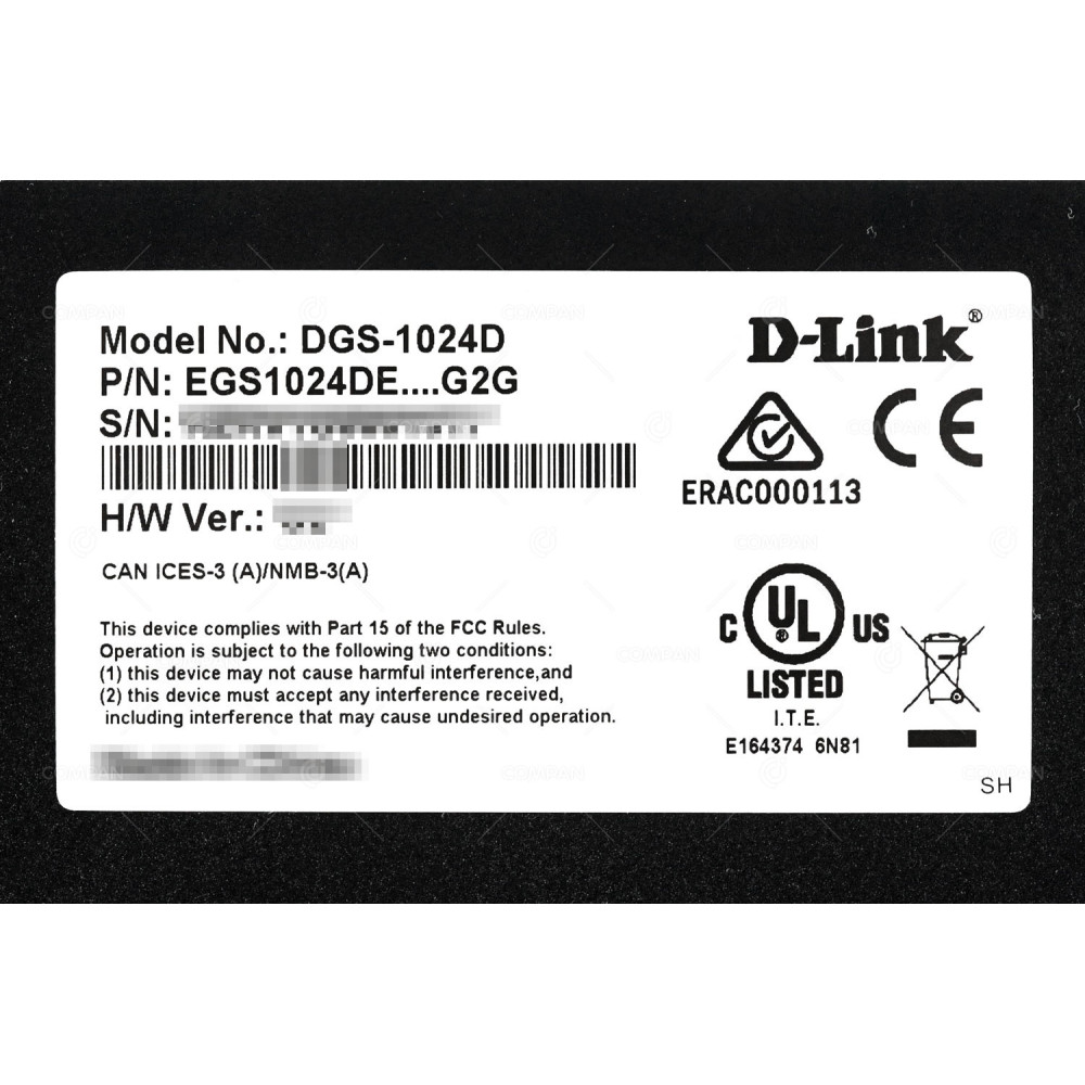 DGS-1024D D-LINK DGS-1024D 24-PORT 1GB ETHERNET UNMANAGED SWITCH